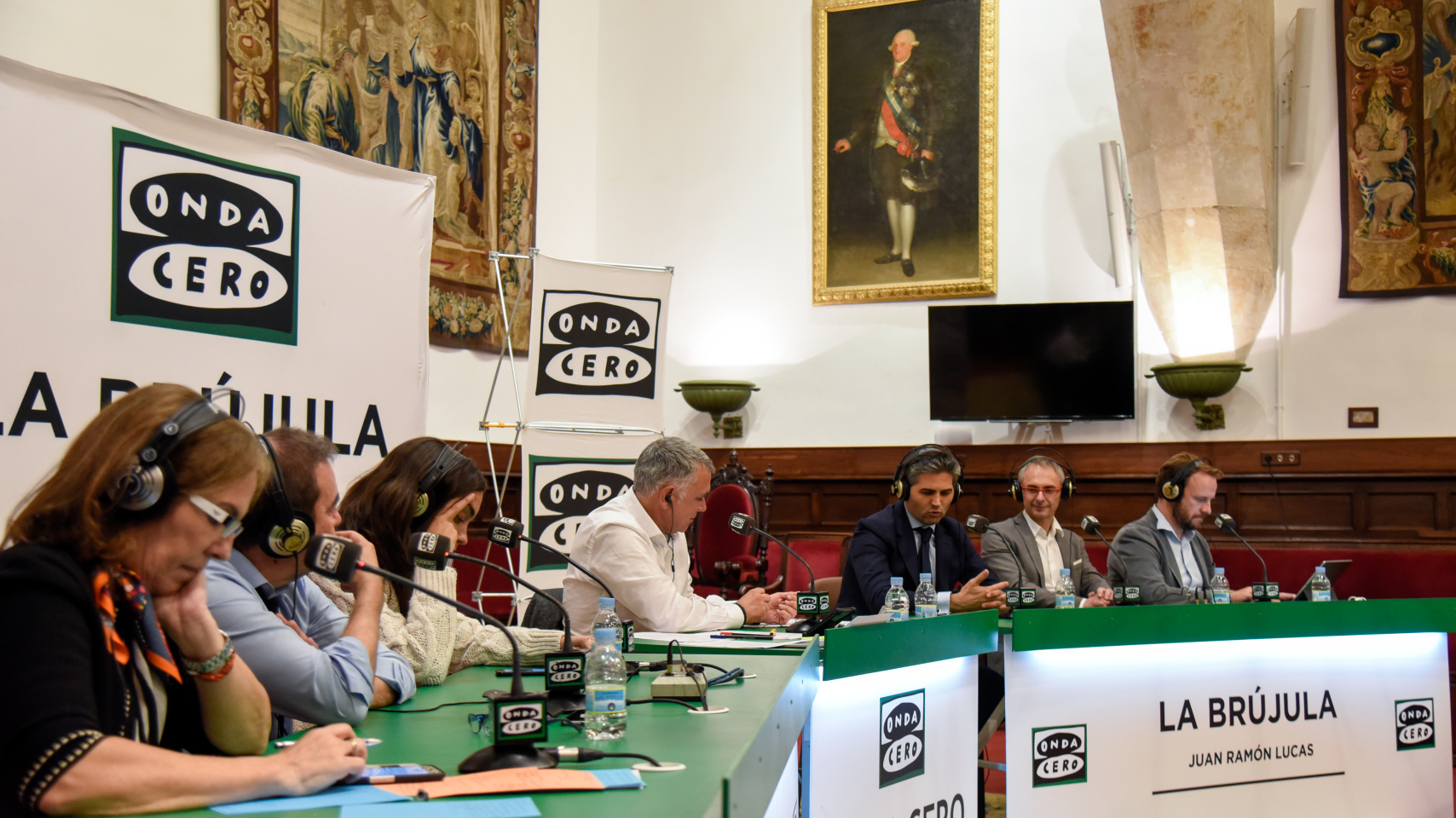 El programa ‘La Brújula’, de Onda Cero, en directo desde el Paraninfo de la Universidad de Salamanca con motivo del VIII Centenario