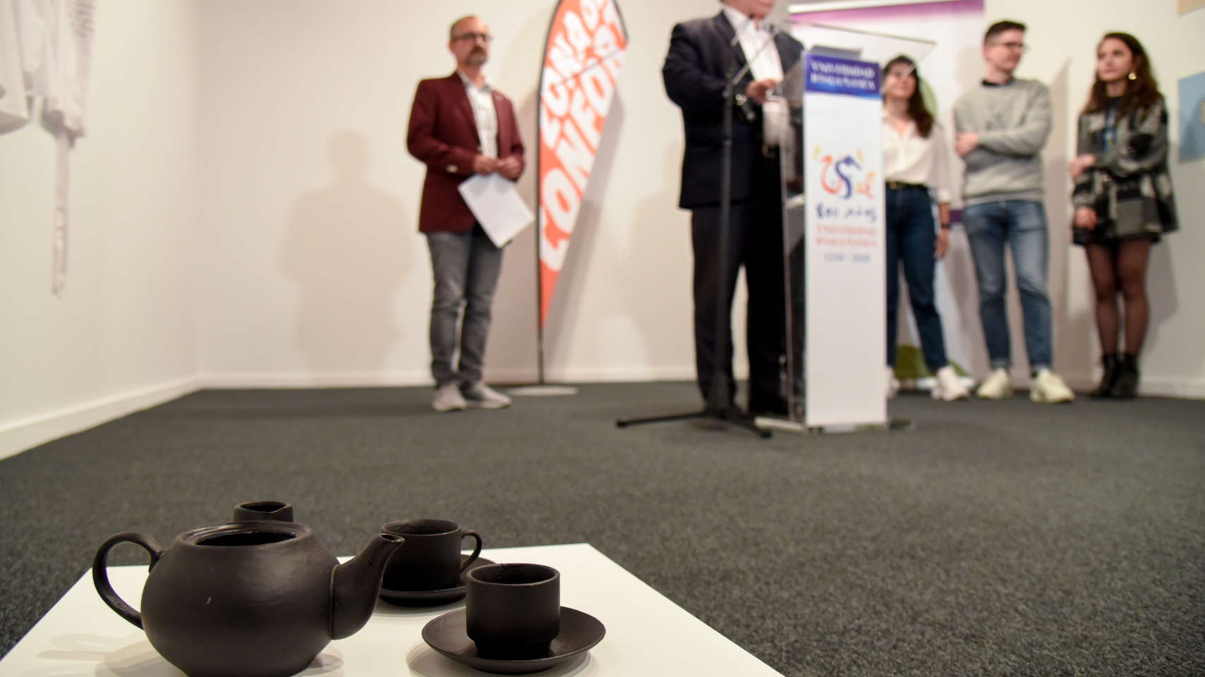 Un momento de la rueda de prensa