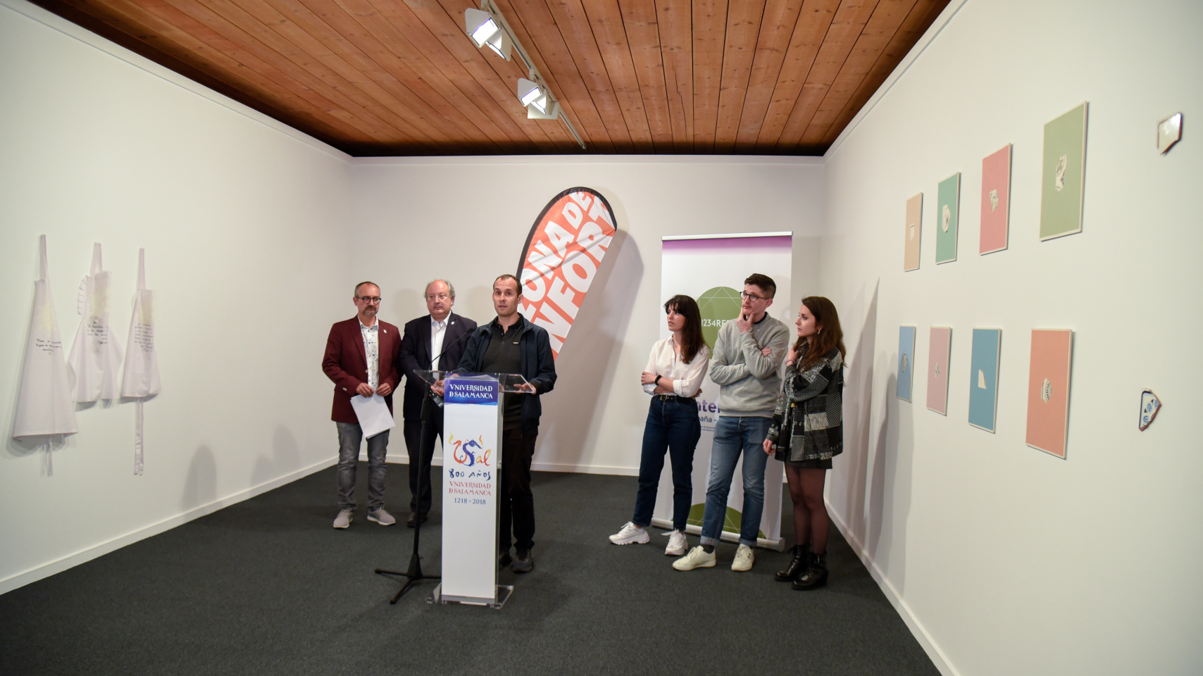 Un momento de la rueda de prensa