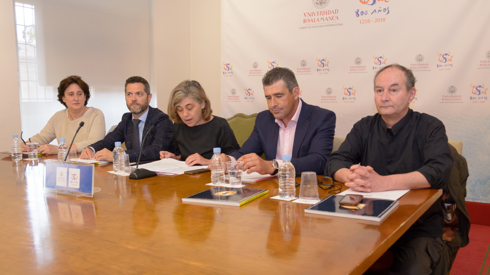 Un momento de la rueda de prensa