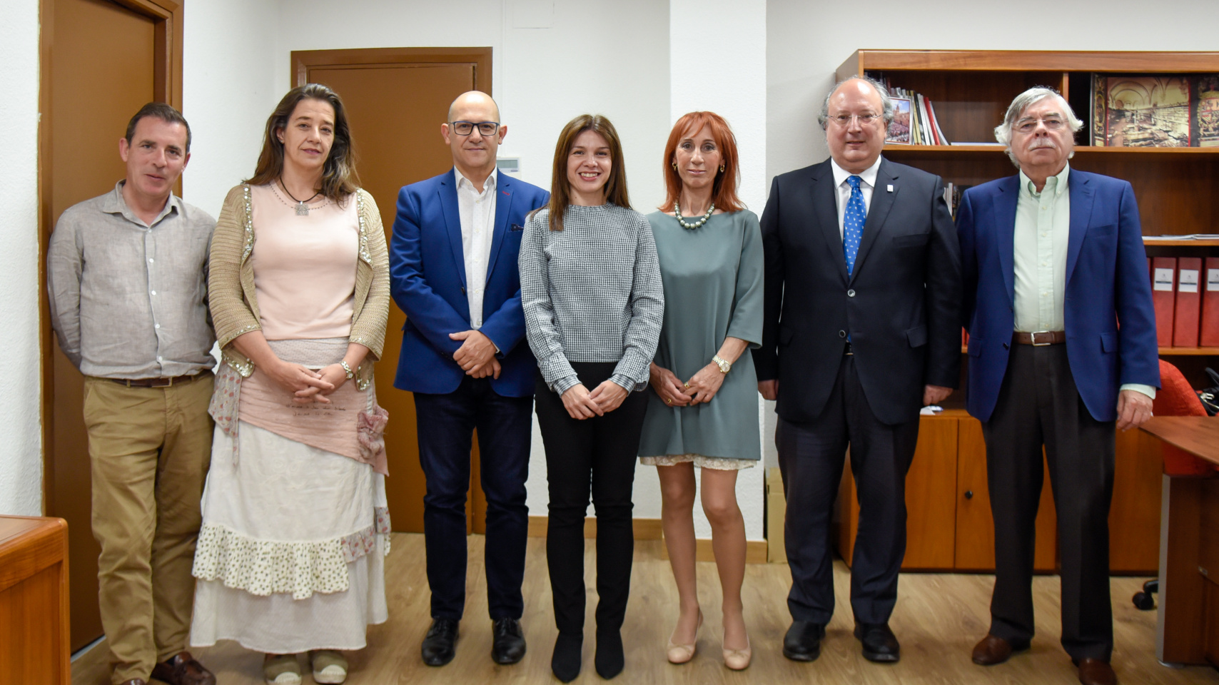 José Ramón García Vicente, Pilar Martín Aresti, Fernando Carbajo Cascón, Ana Belén Ríos Hilario, Enrique Cabero Morán y Román Álvarez