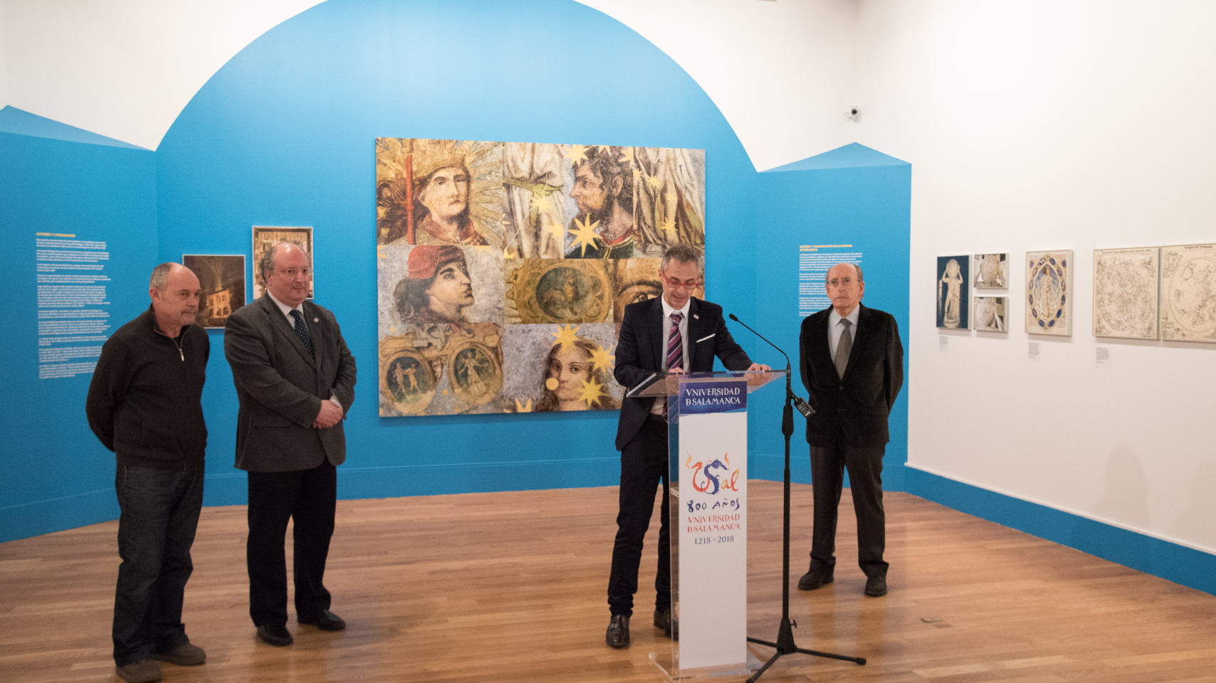 Un momento de la rueda de prensa