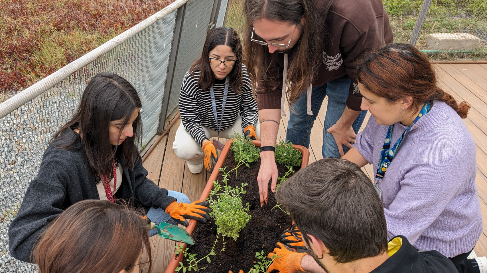 El INCYL y la Oficina Verde de la USAL conmemoran el Día Internacional de la Fascinación por las Plantas con la plantación de un huerto urbano