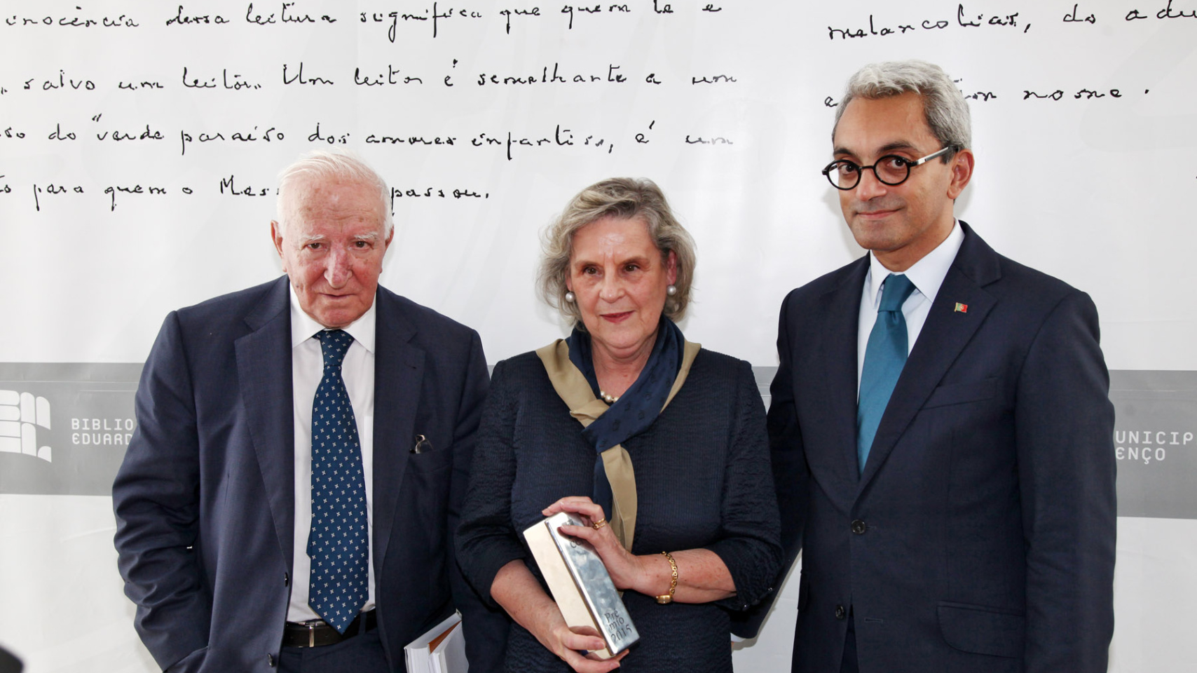 Eduardo Lourenço, Agustina Bessa-Luís y Jorge Barreto Xavier.