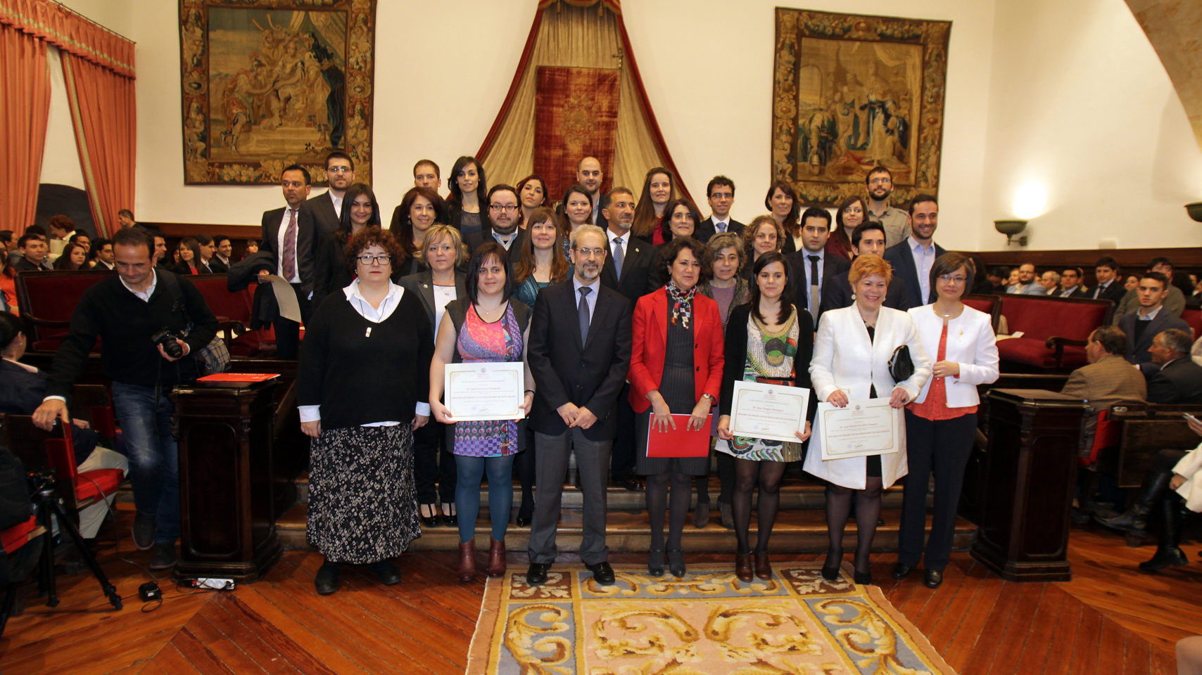 Galardonados con el Premio Extraordinario de Doctorado.
