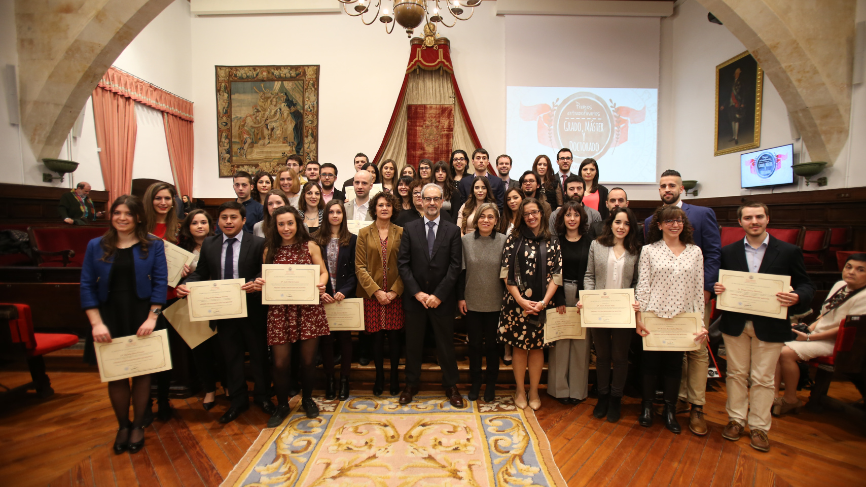 Galardonados con el Premio Extraordinario de Máster.