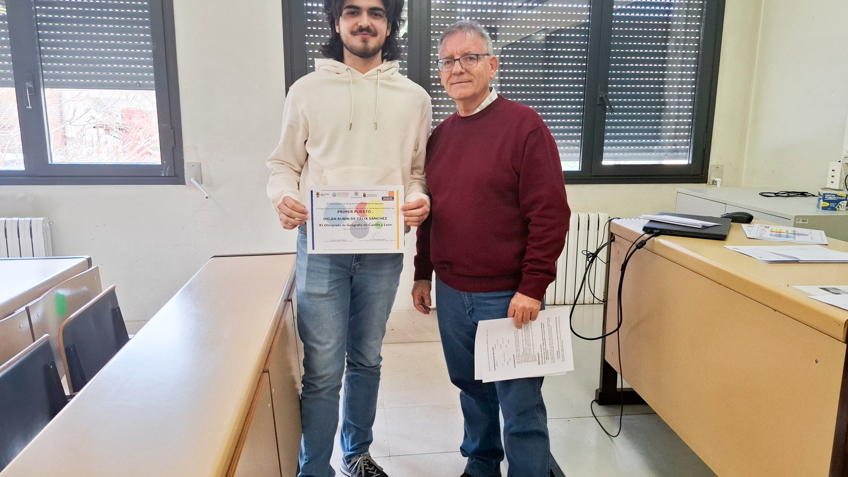 Primer clasificado: Dylan Rubín de Celis Sánchez (IES Isabel de Castilla)