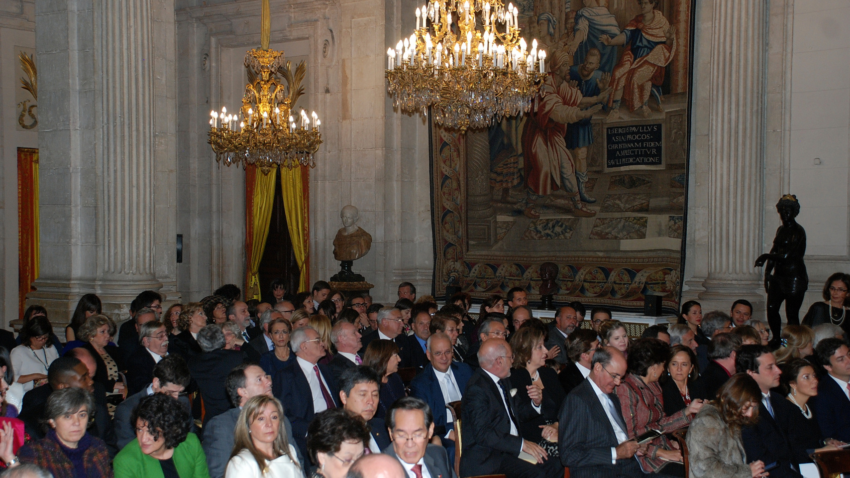 La entrega del galardón tuvo lugar en el Palacio Real.