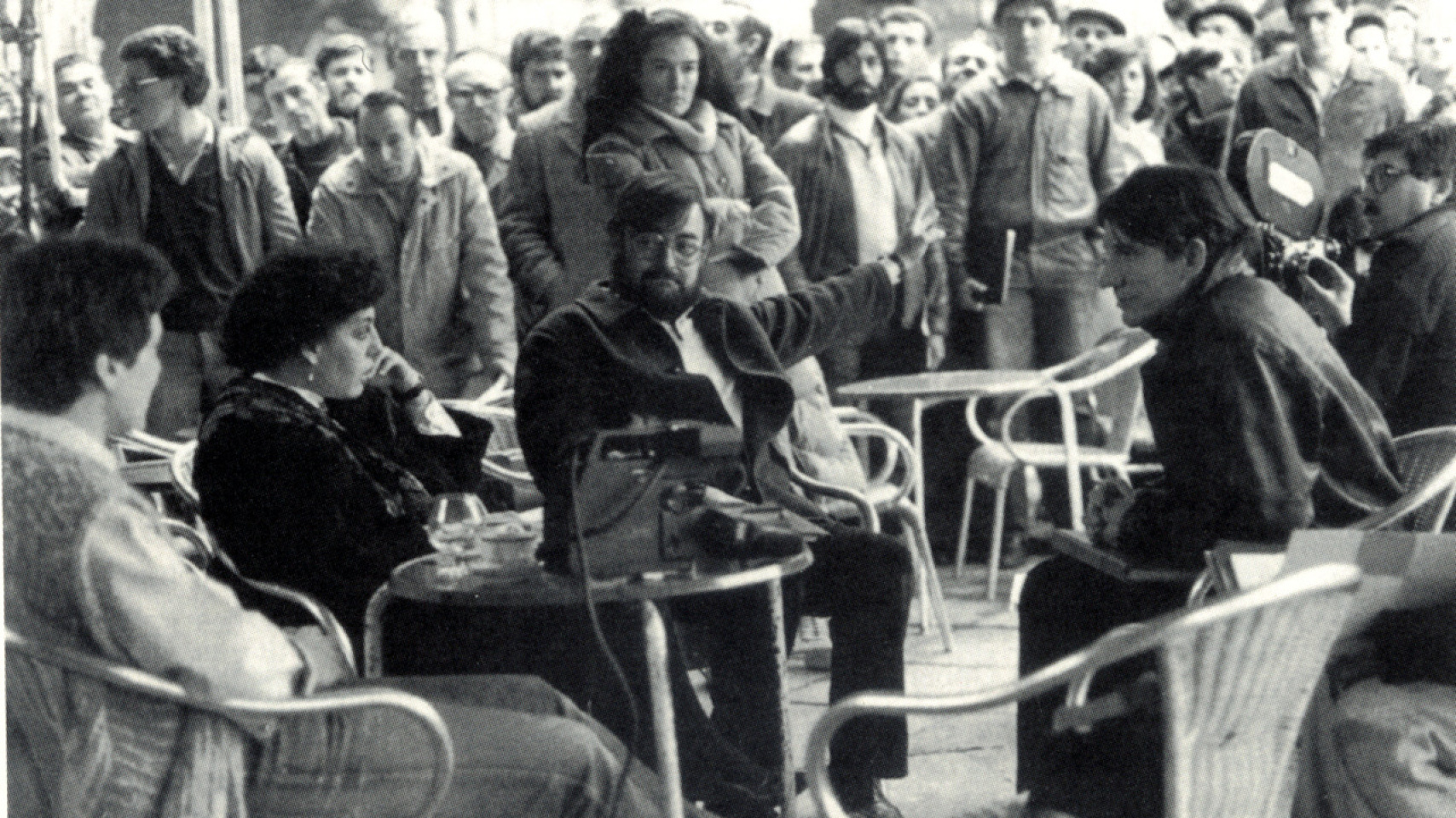 RODAJE DE LOS PARAÍSOS PERDIDOS, 1985. FOTO: NICOLÁS MUÑOZ AVIA  © CORTESÍA: IGNACIO FRANCIA