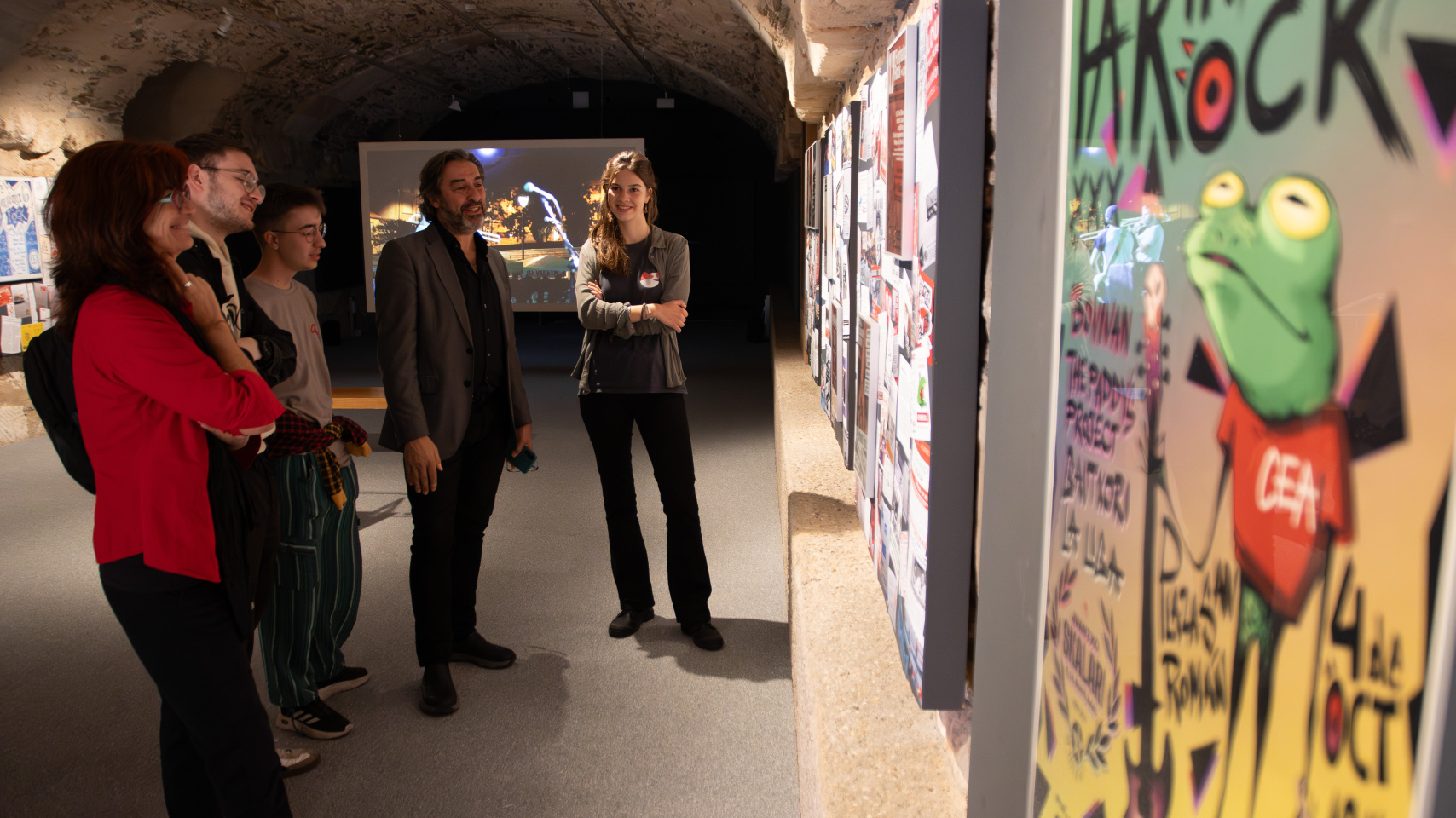 Exposición de la historia del festival “Farinato Rock” en la La Sala B de la Hospedería Fonseca de la Universidad de Salamanca