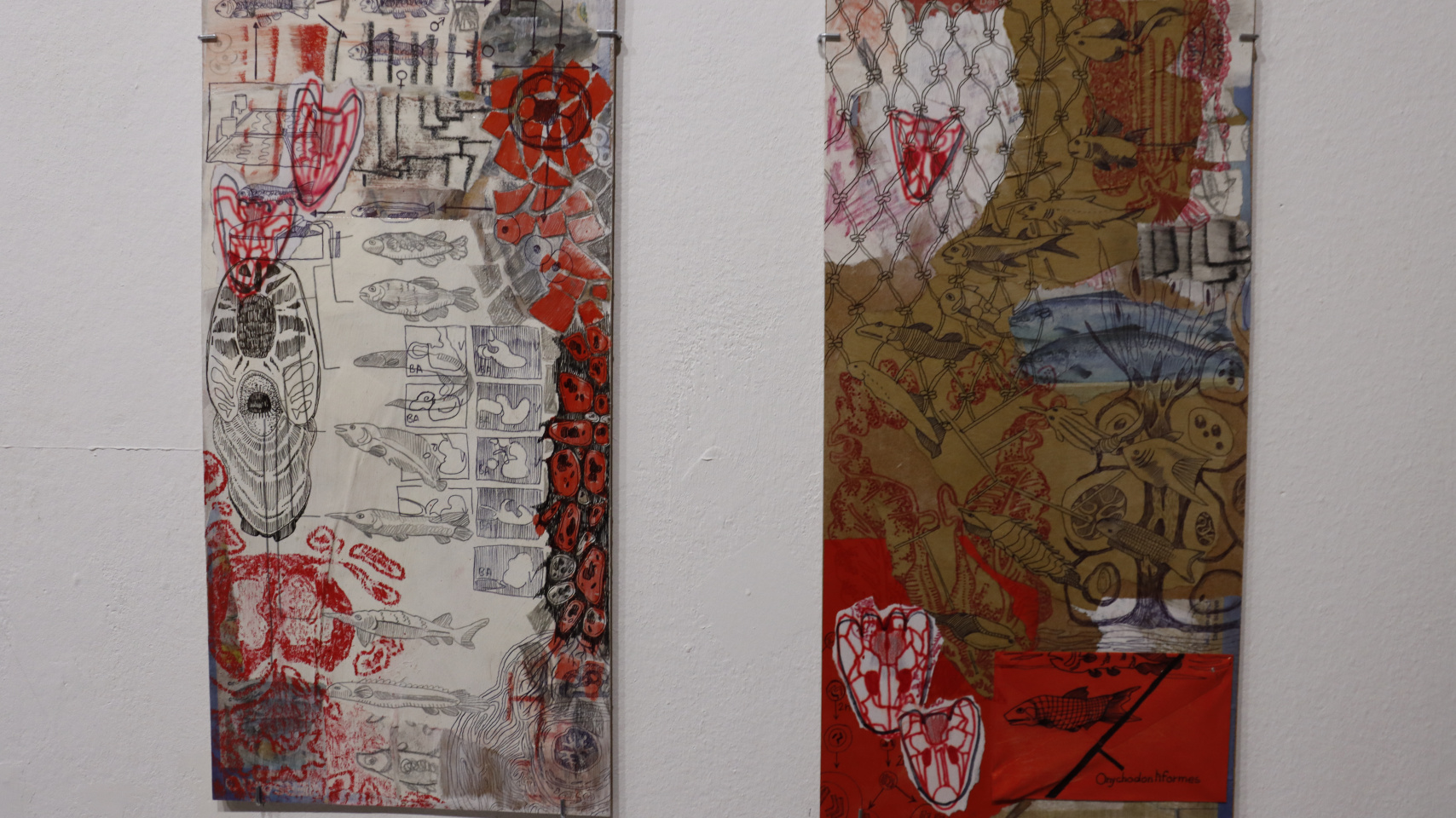 La artista asturiana Alicia Fernández Vila reflexiona sobre una catástrofe ecológica en la exposición ‘Tejiendo a contracorriente”