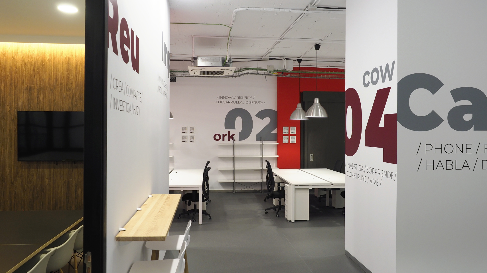 Espacio de coworking en el M3 del Parque Científico