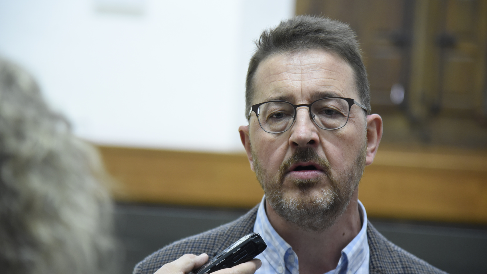 Óscar Lilao, responsable de la exposición.