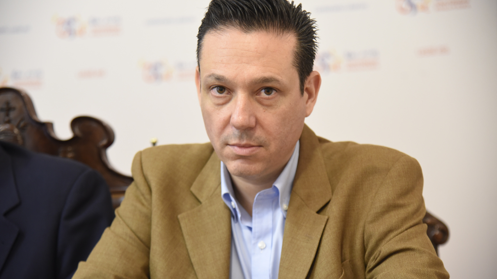 Diego Celorio durante la rueda de prensa