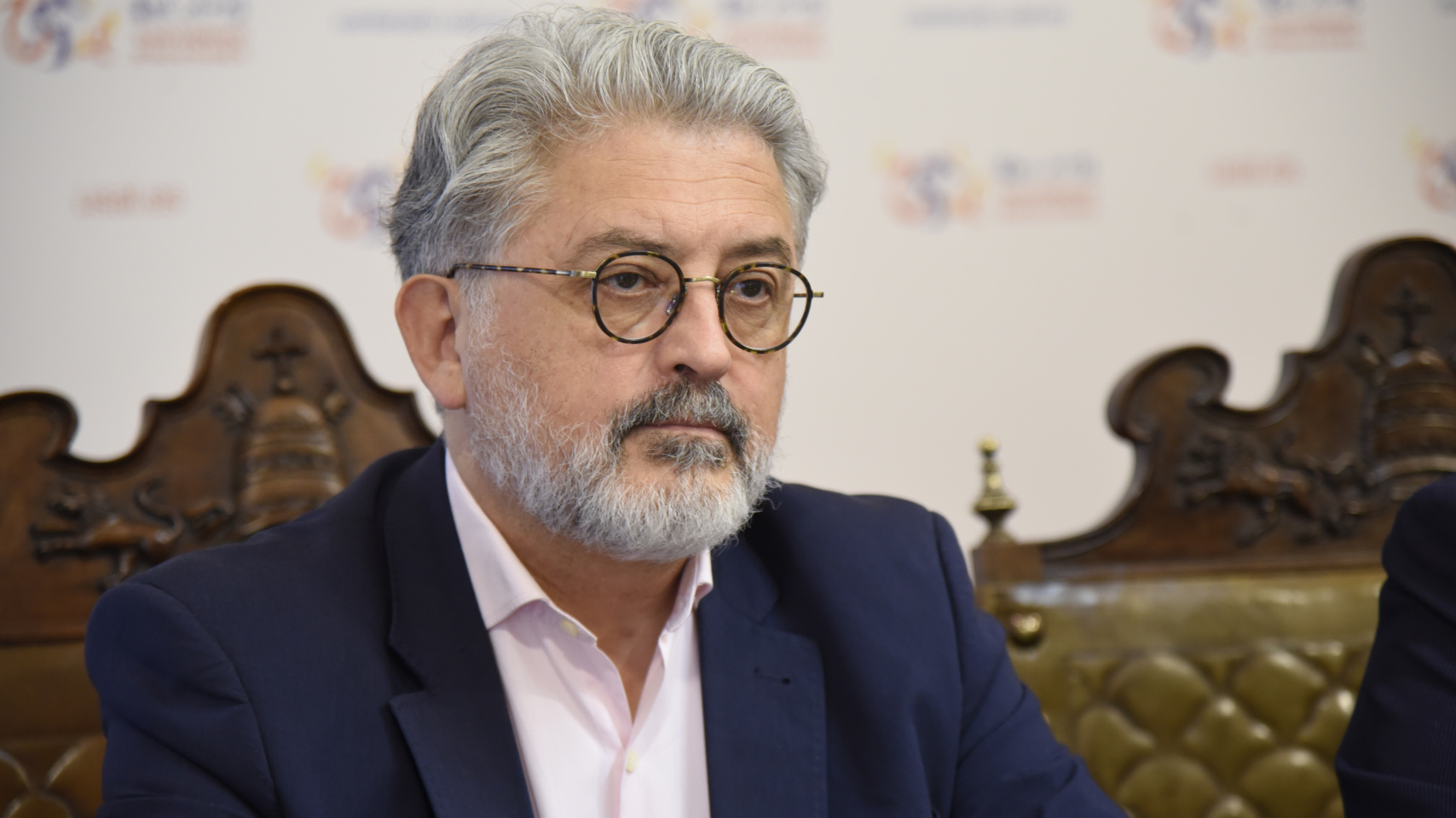 Andrés Ordoñez durante la rueda de prensa