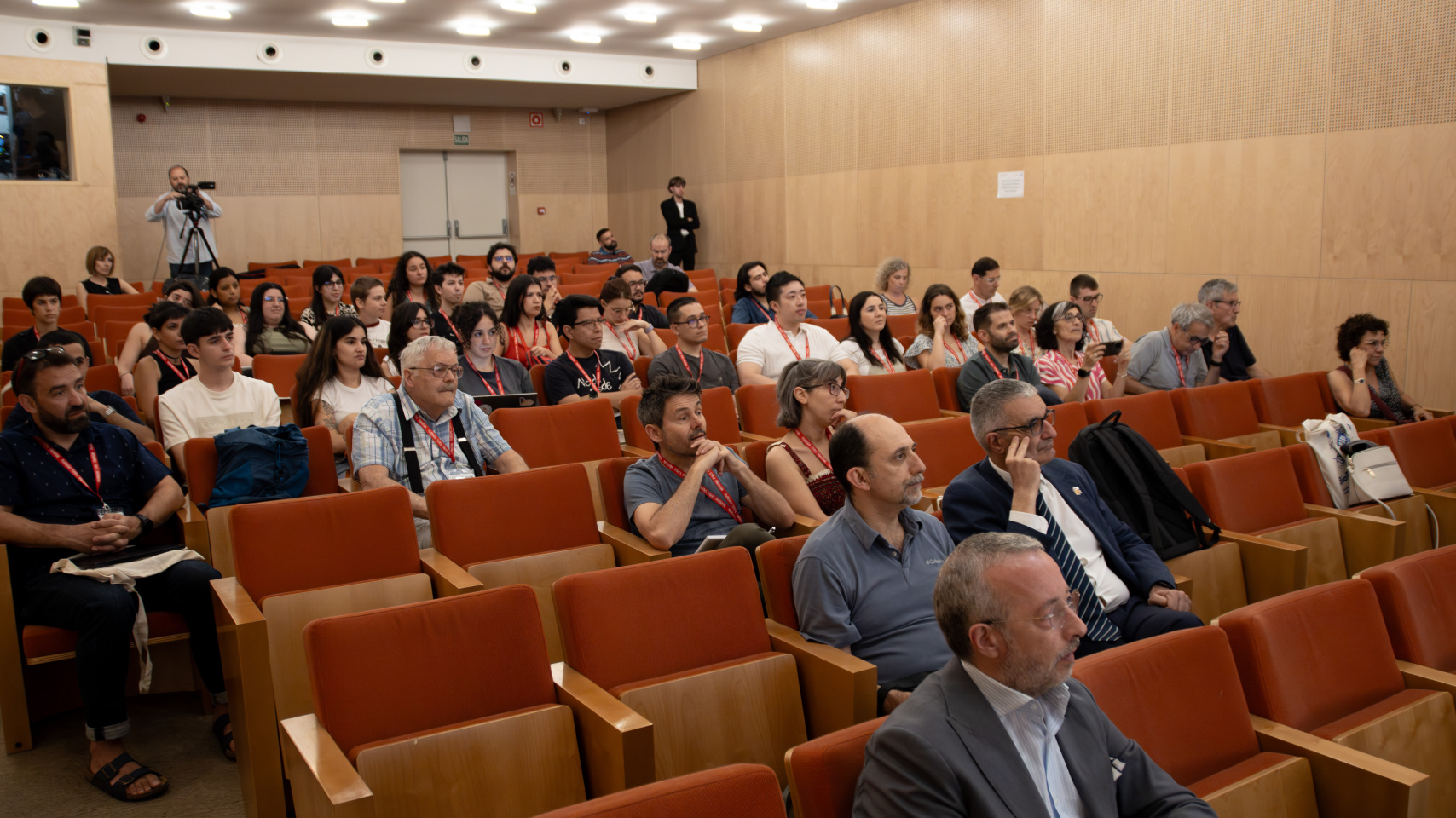 Asistentes a la inauguración del  Curso de Biofísica Avanzada y Biología Estructural