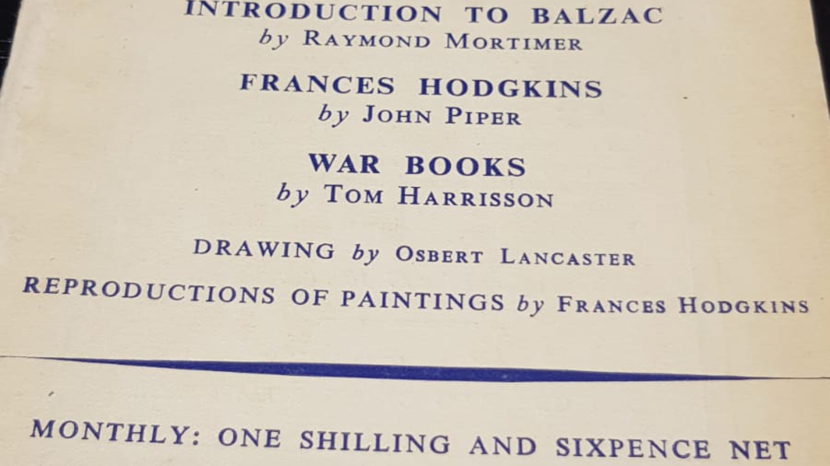 Detalle de la revista Horizon en la que Luis Gabriel Portillo detallaba el incidente del Paraninfo