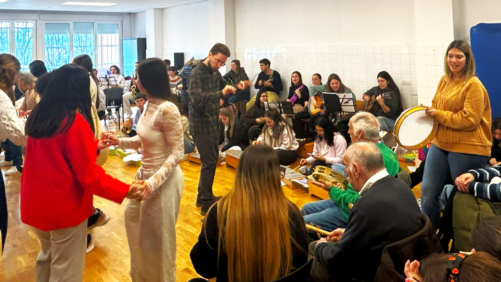 Ensayo de los conciertos inclusivos en Ávila