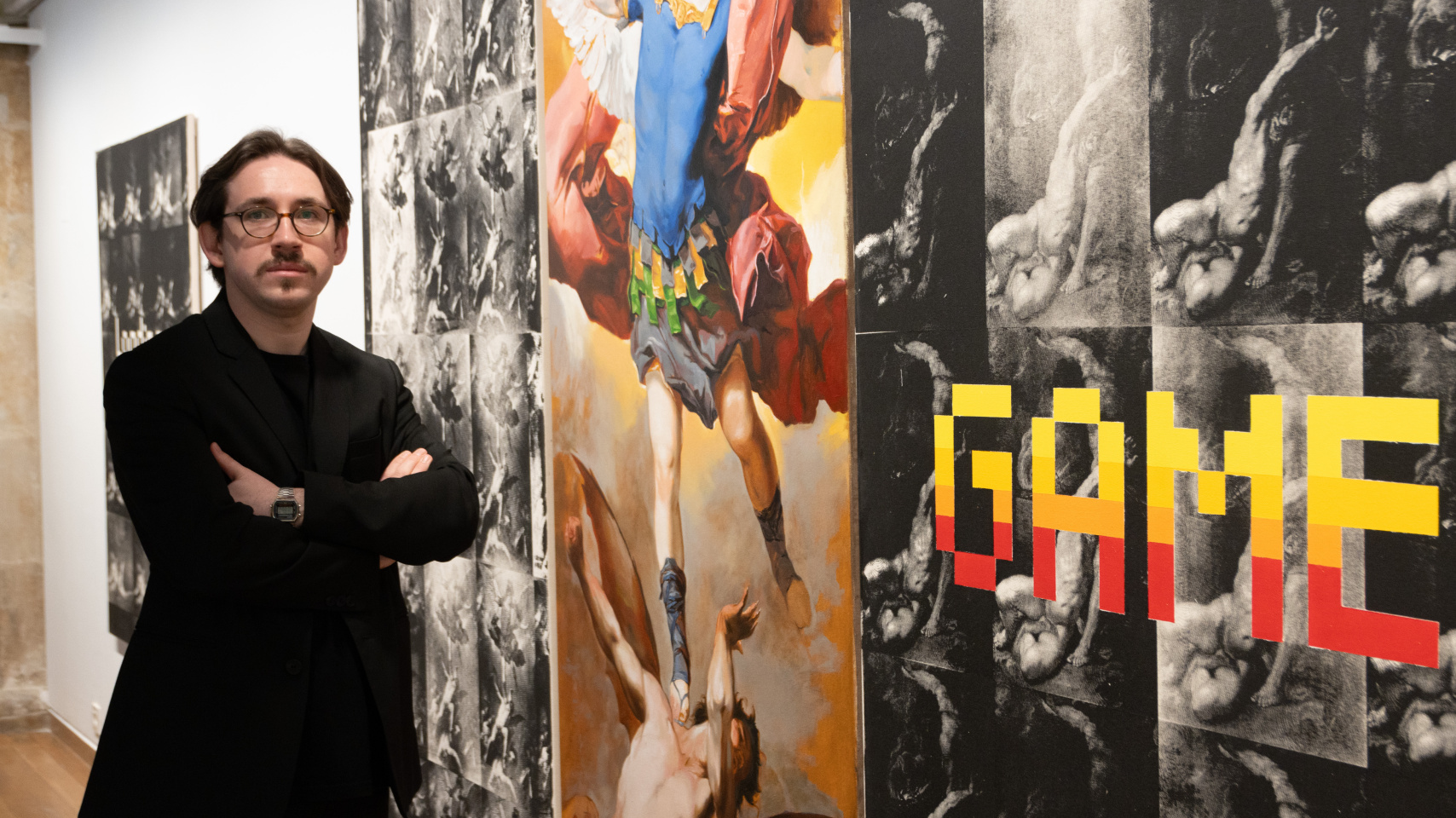 Bogdan Chaikovskyi, artista de la exposición