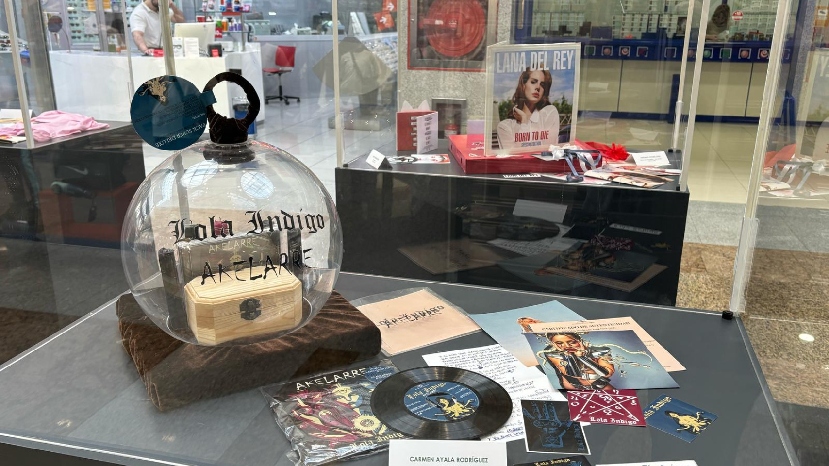 Parte de la muestra "Diseño que suena: El arte visual en la industria musical"