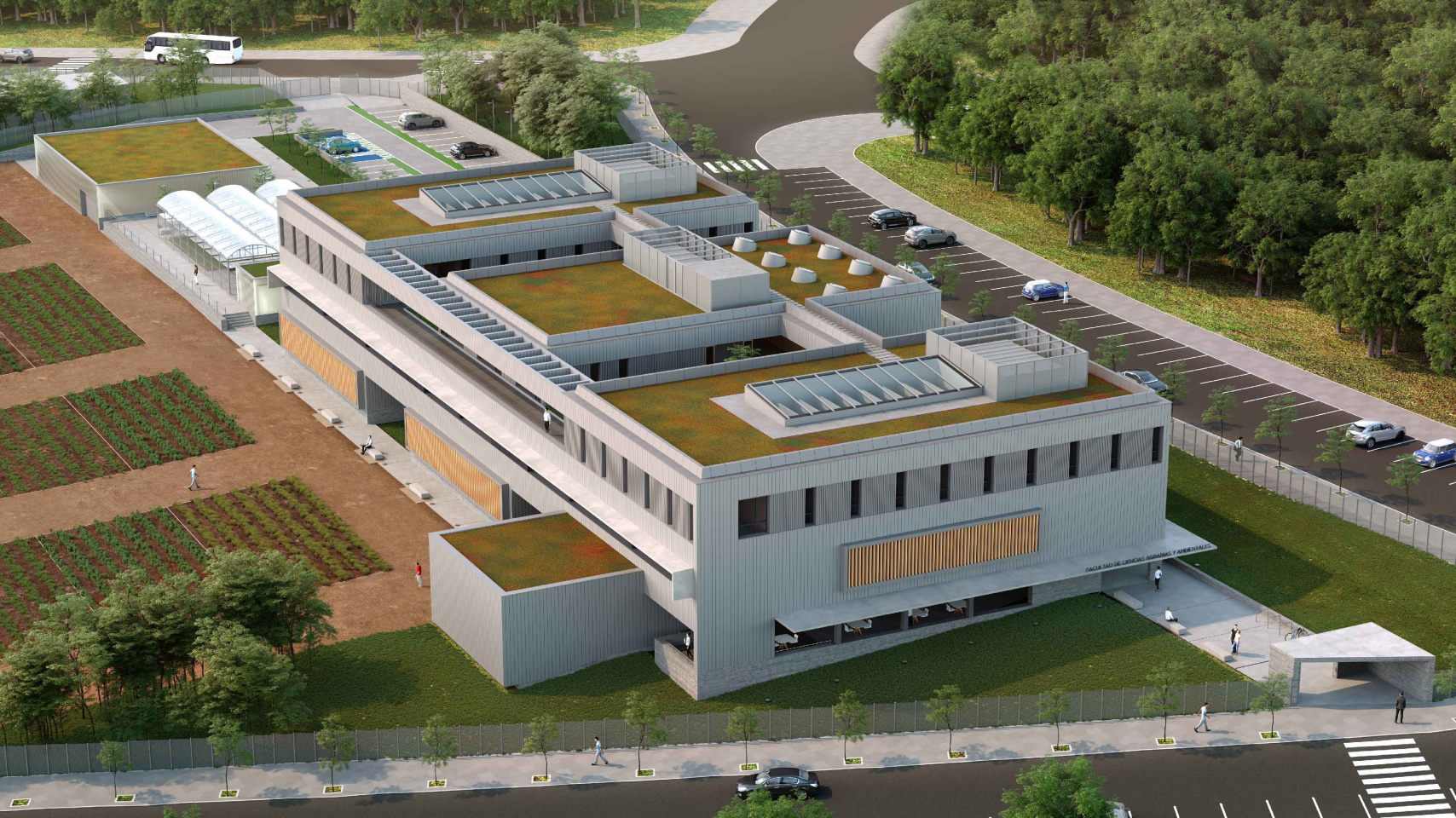 Imagen virtual de la futura Facultad de Ciencias Agrarias y Ambientales