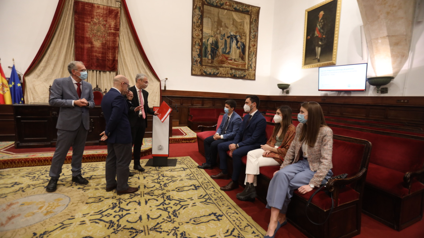 Galardonados en el acto de entrega de los premios