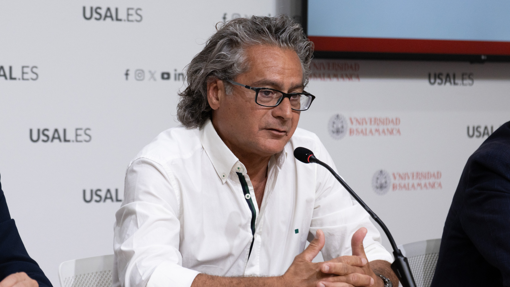 Juan Pedro Bolaños en su intervención en la presentación del proyecto.