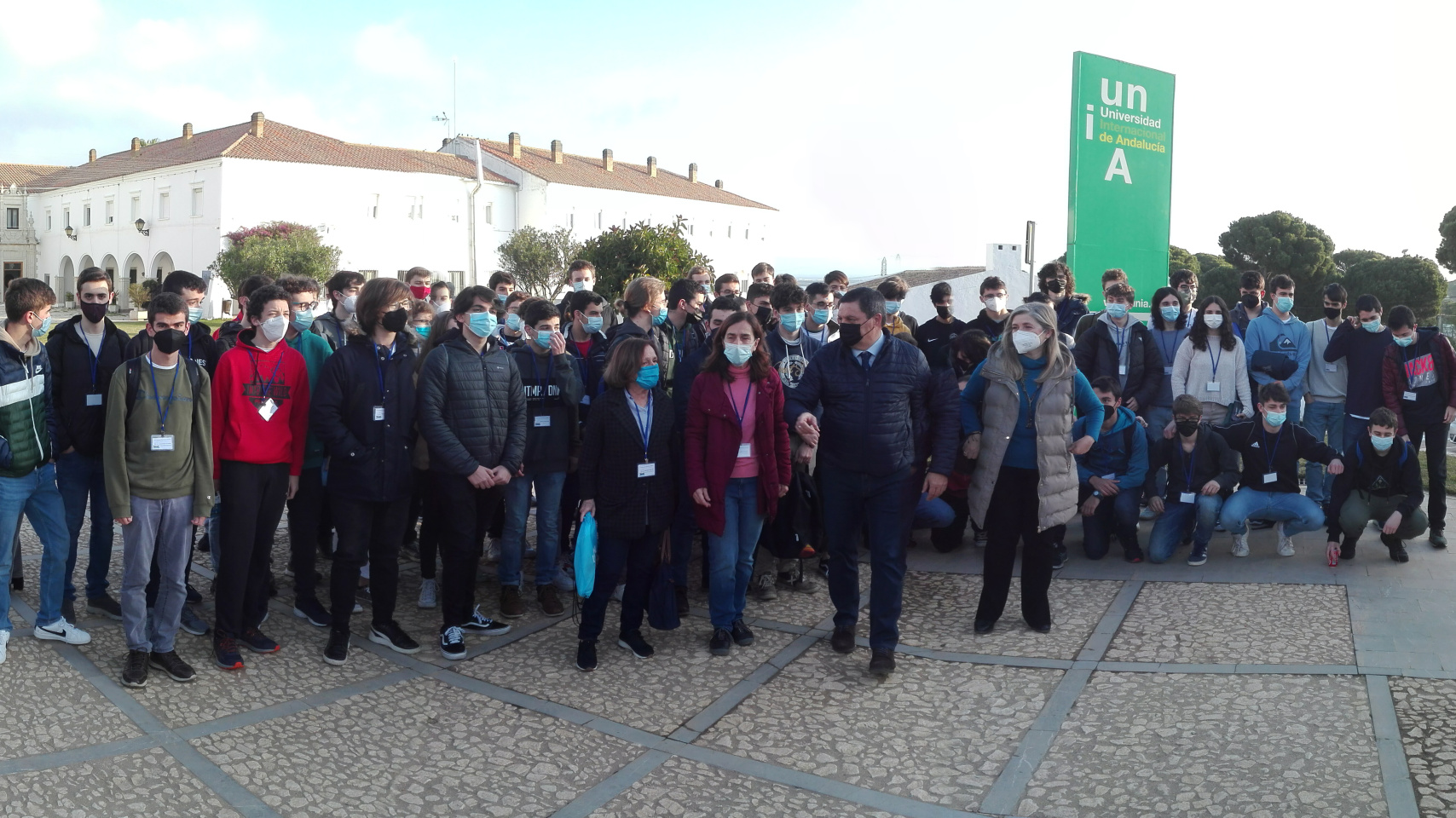 Participantes en la Olimpiada Matemática Española celebrada en La Rábida.