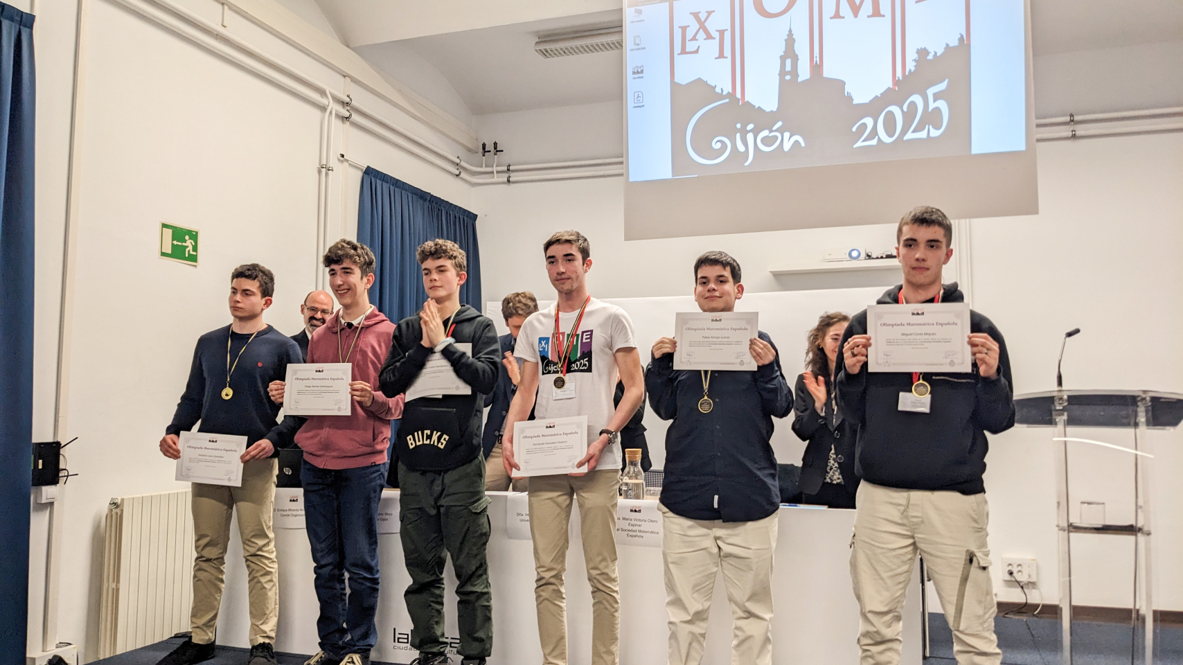 Medallistas de oro que competirán en la fase internacional