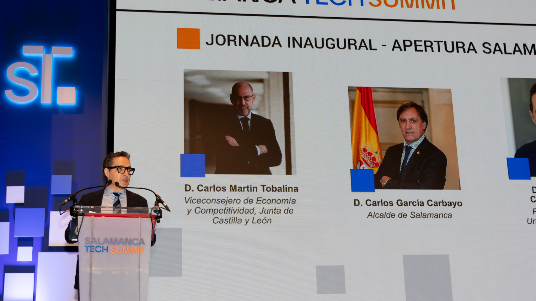 Intervención del rector Juan Manuel Corchado en la inauguración de Salamanca Tech Summit