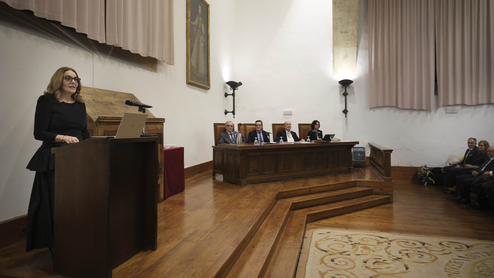 Momento de discurso de María Lourdes Hernández Cosido