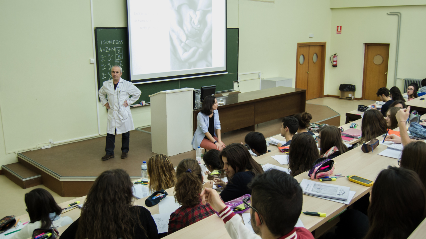 Aula de medicina en la Facultad de Medicina