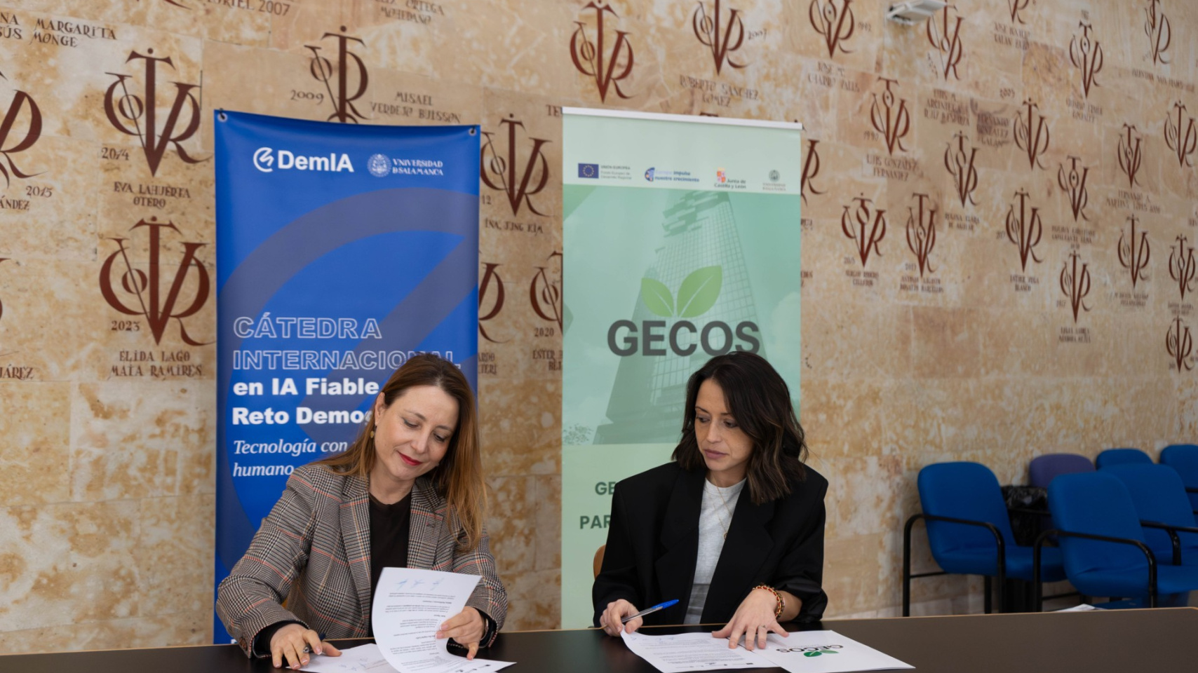 La USAL fortalece la investigación gracias al acuerdo entre la Unidad de Excelencia GECOS y la cátedra DemIA