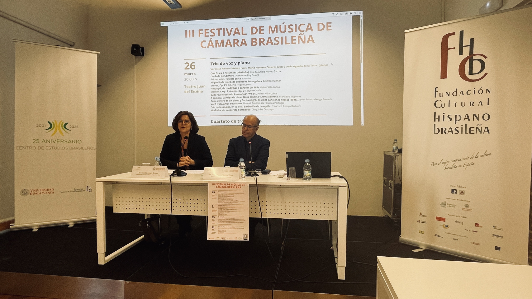 III Festival de Música de Cámara Brasileña con cuatro conciertos