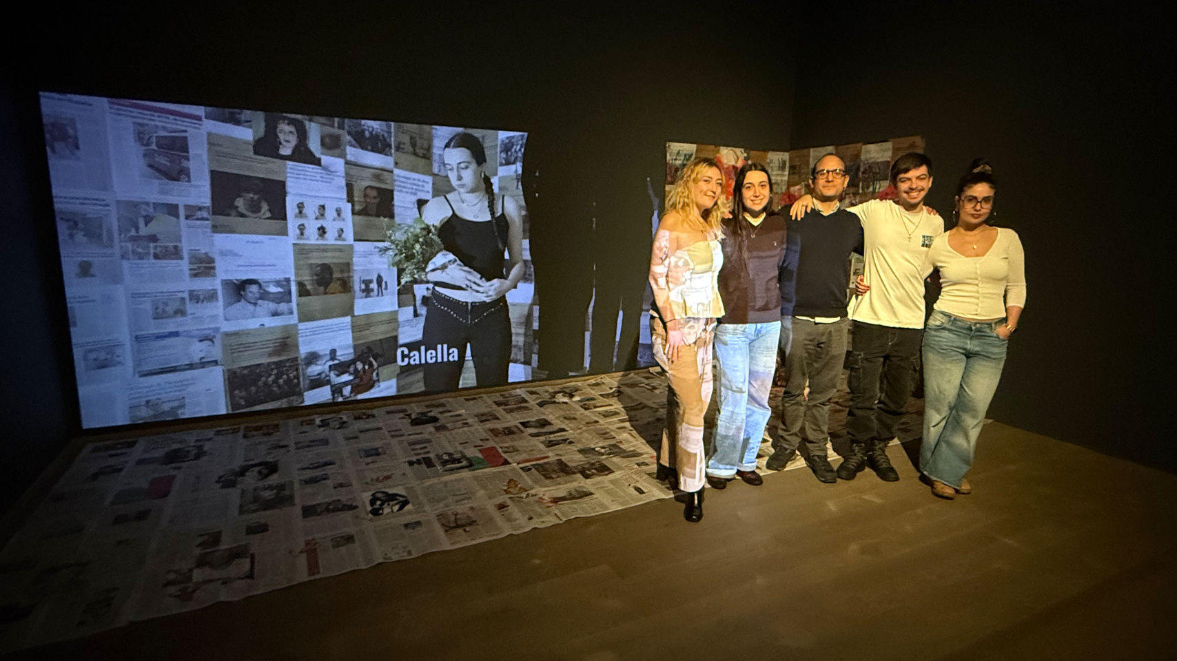 Los premiados Silvia Camuria, Laura González, María Madrid y Sergio Romero