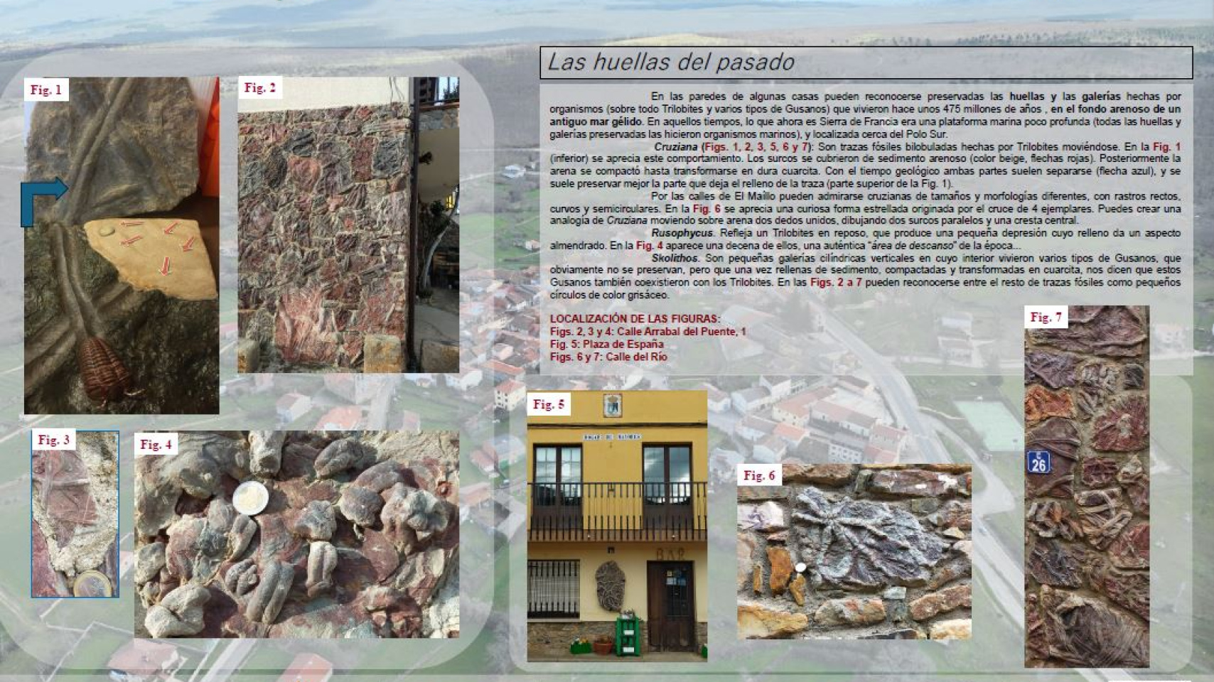 Panel informativo de la Ruta 1