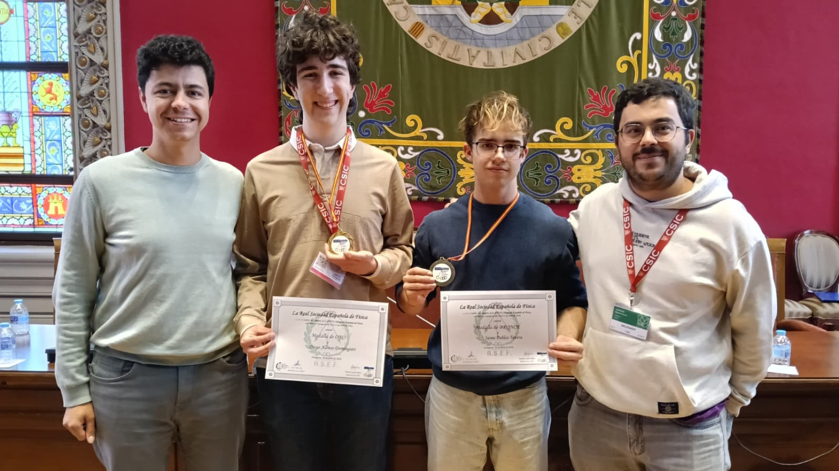 Representantes de Salamanca en XXXVII Olimpiada Nacional de Física