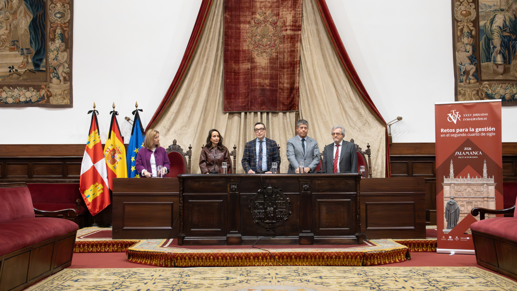 280 expertos debaten en la USAL sobre los retos de la gestión científica en las 35ª Jornadas Hispano-Lusas