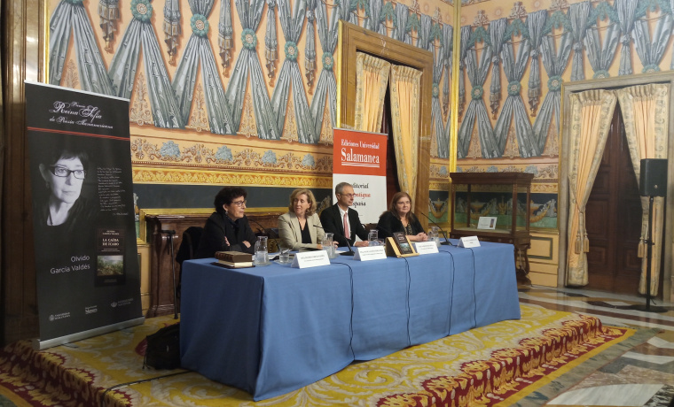 La Universidad de Salamanca y Patrimonio Nacional presentan la antología poética de Olvido García Valdés, XXXI Premio Reina Sofía de Poesía Iberoamericana