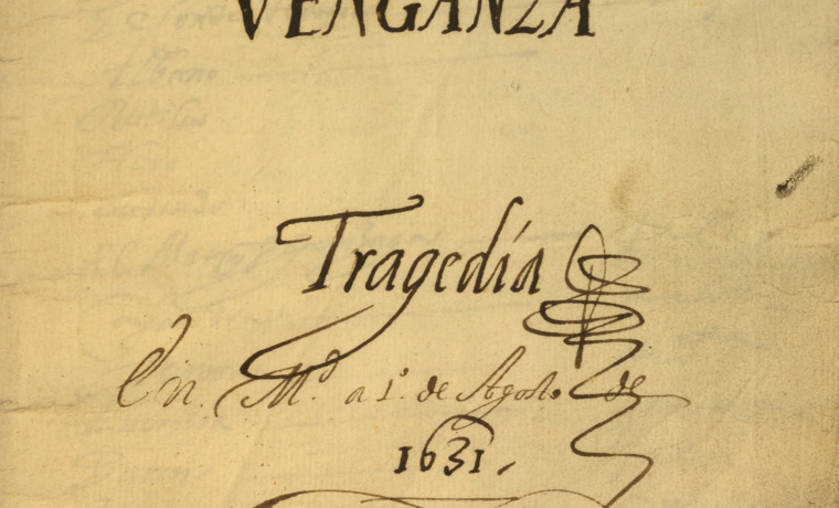 Portada del manuscrito autógrafo de “El castigo sin venganza” (Signatura MS q D.174.19). Portada de la nueva edición identificada en esta investigación (Signatura BNE: T/55351/29). Imagen procedente de los fondos de la Boston Public Library (BPL). 