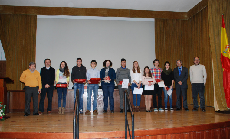 Foto de familia con los premiados