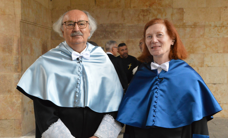 Antonio Colinas y Margaret Murnane 