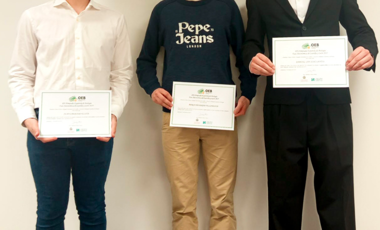 Galardonados en los premios de la XX Olimpiada autonómica de Biología