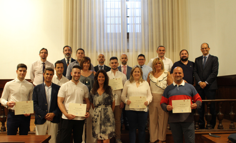 La Fundación General de la Universidad de Salamanca entrega los diplomas de la III edición del Título de Gestión de Empresas de Mantenimiento del Automóvil