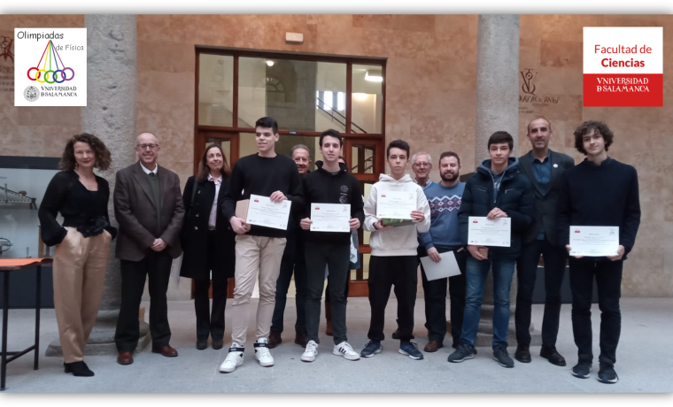Ganadores de la fase local de Salamanca de la XXXIV Olimpiada de Física