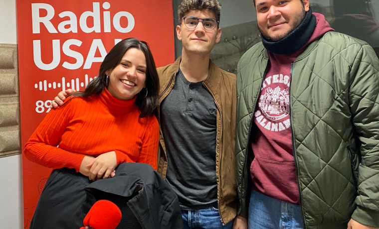 Grabación de los episodios del podcast: Andrea Machuca Aulisi, Ricardo Fernández Maestro y Samuel David Colina Santana.