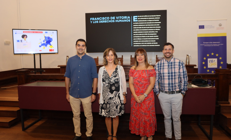  Rueda de prensa el proyecto EUinClass (Europe in the classroom: Educational practices for the integration of the values of the European Union)