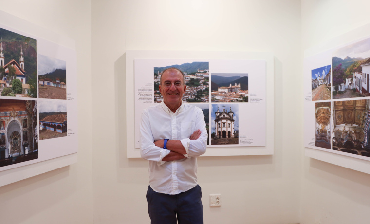 Pablo de la Riestra, autor de la exposición "Patrimonio arquitectónico preindustrial en Brasil"