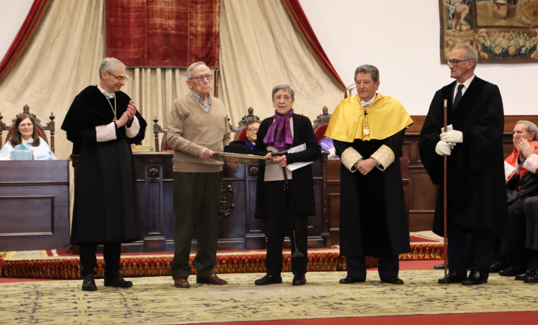 Acto reconomiento como doctor  honoris causa a Miguel de Unamuno en el Paraninfo de la Universidad de Salamanca 