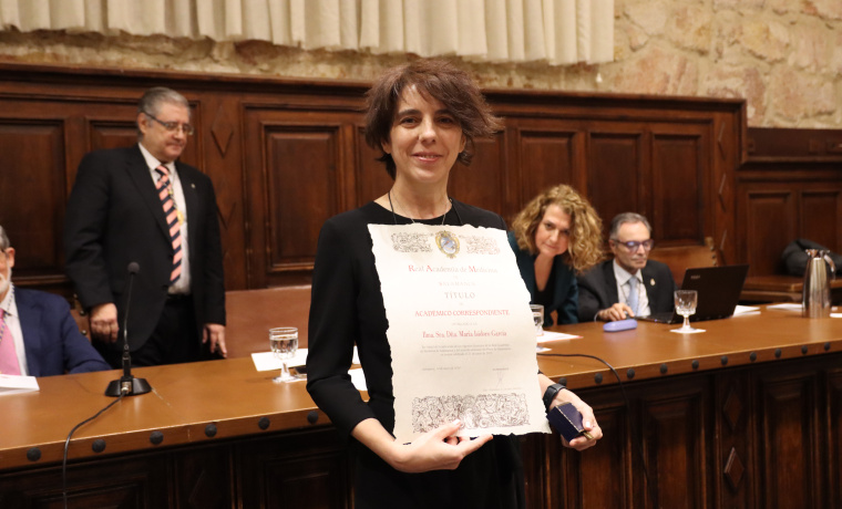 La profesora de la Universidad de Salamanca, Maria Isidoro García
